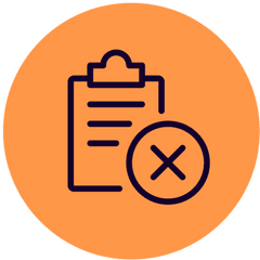 Failed Audit and Compliance icon